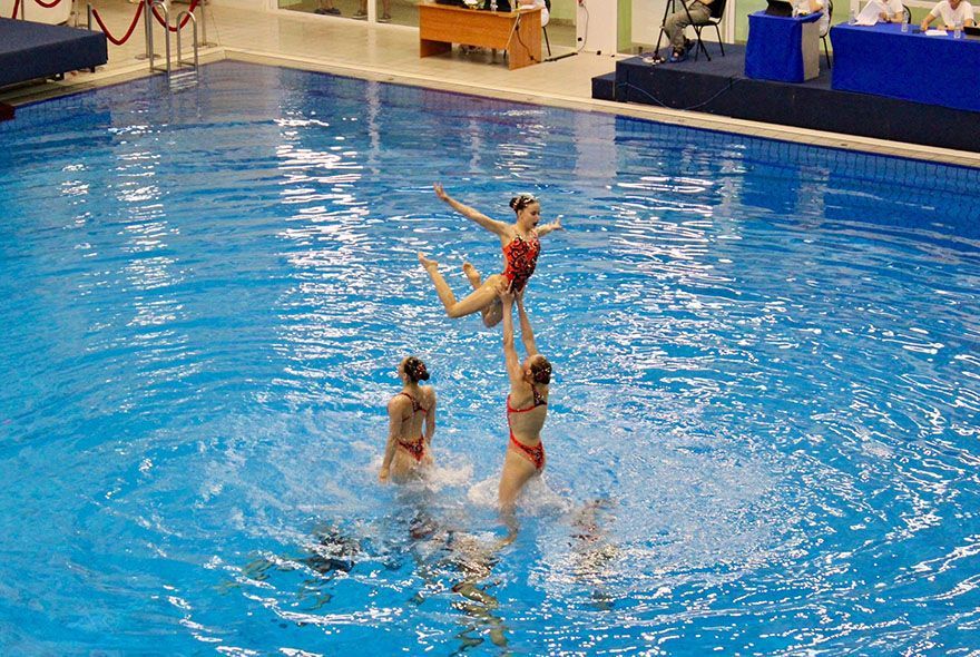 В Пензе соревнуются синхронистки