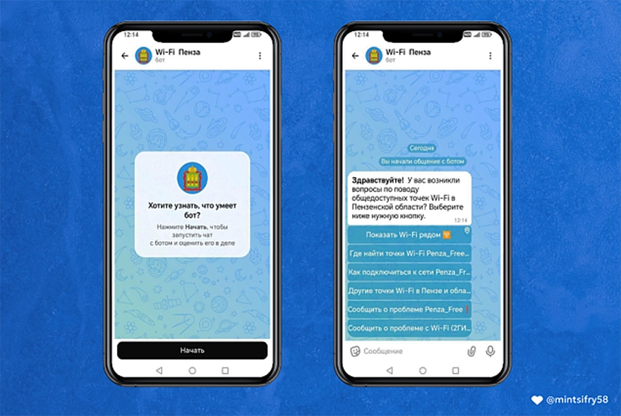 Чат-бот «Wi-Fi Пенза»  в  MAX