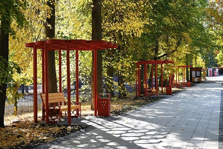 Парк Белинского ждет очередной этап капитального ремонта