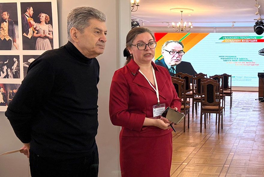 В Пензе побывал сын Георга Мясникова