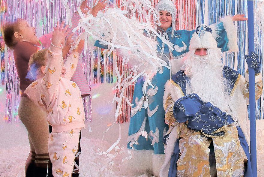 Дед Мороз и Снегурочка из Терновки