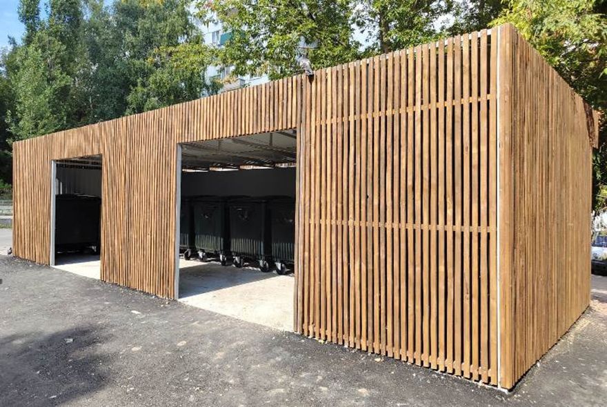 В Пензе обновляют контейнерные площадки