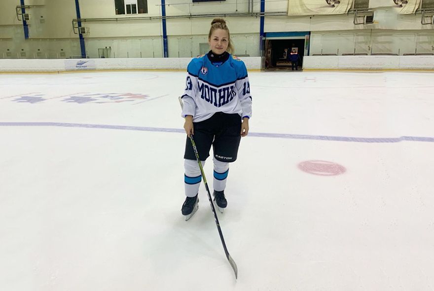 В хоккей играют настоящие девчонки! 