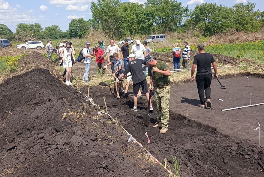 Пензенские школьники ведут раскопки 
