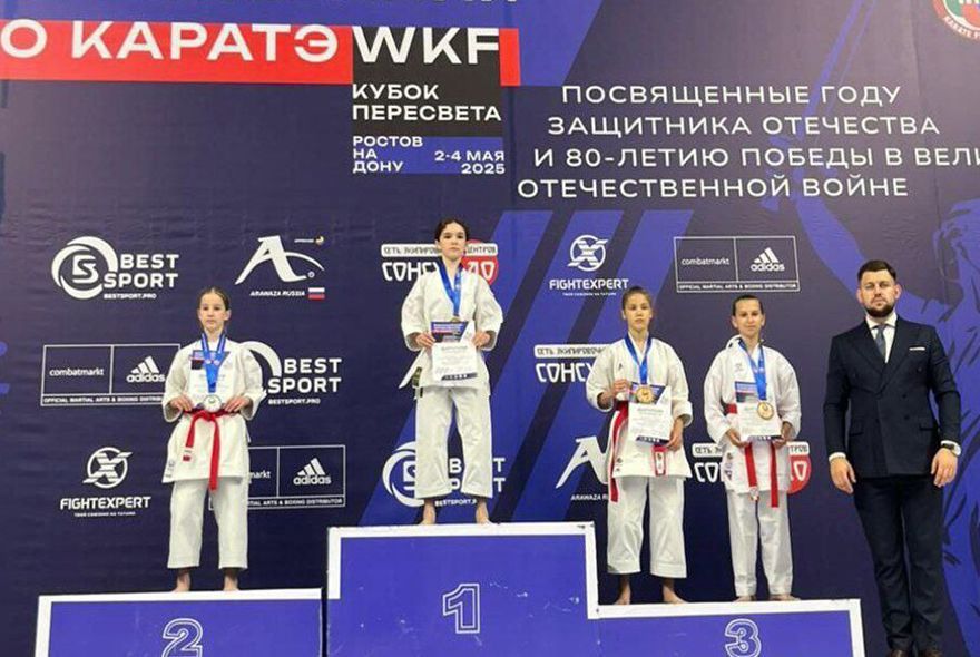 Пензенские каратисты вернулись домой с медалями