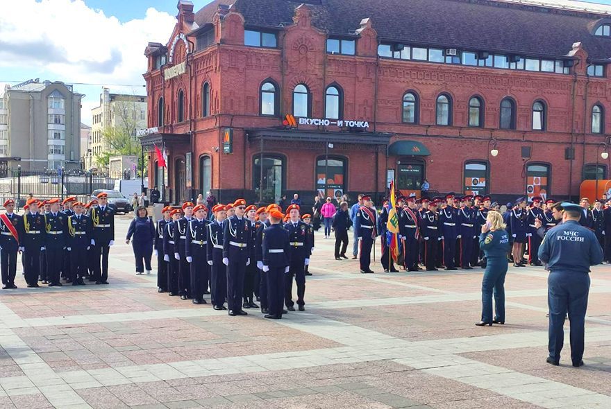 В Пензе впервые прошли соревнования по строевой подготовке