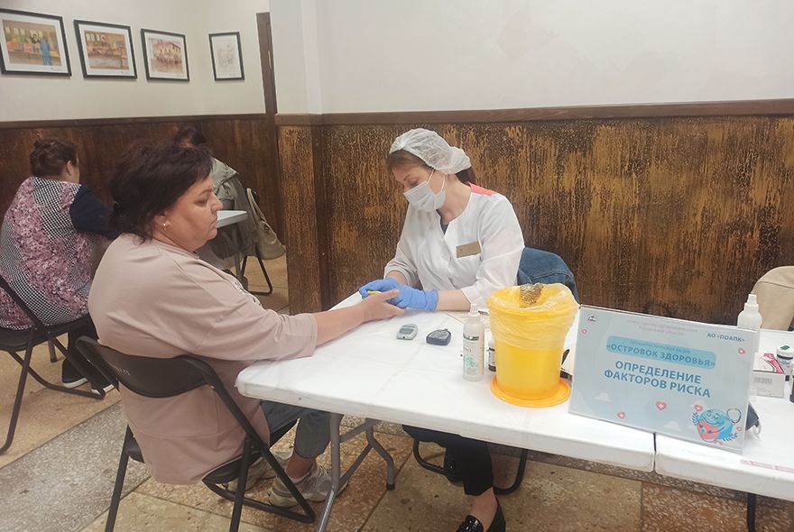 В Пензе не Центральном рынке открыли «островок здоровья»