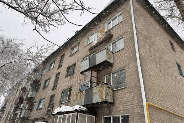 В Пензе на улице Ленина рухнул балкон