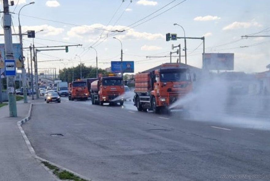 В Пензе усилят орошение городских магистралей