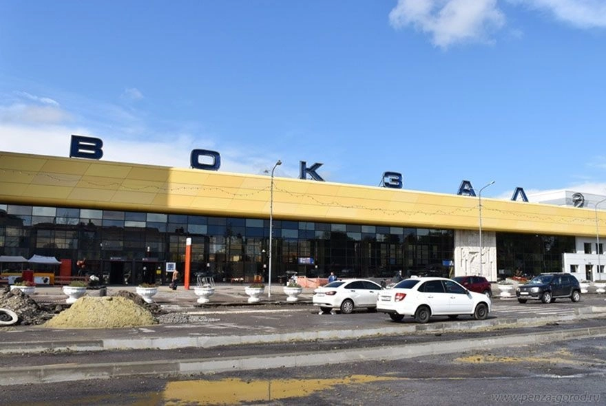 В Пензе ремонтируют Привокзальную площадь