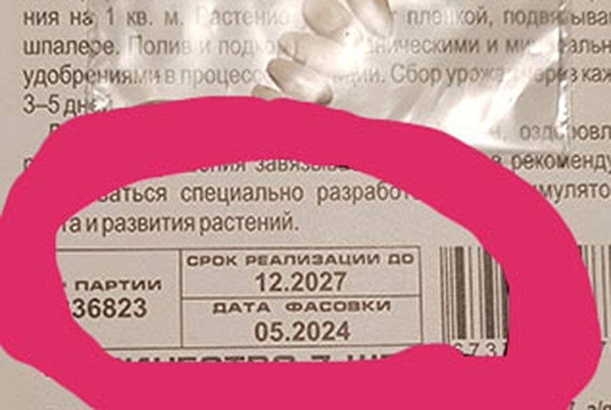 Семена впрок